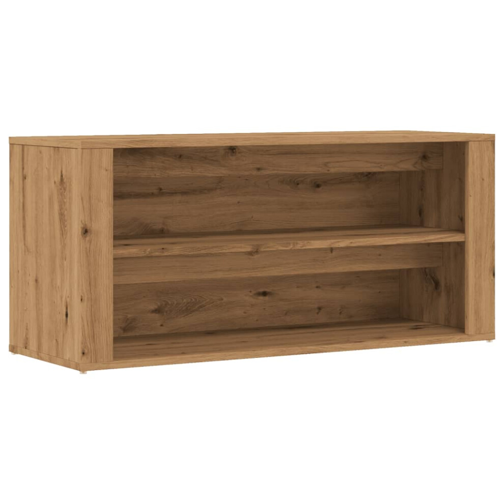 Vidaxl (Artisan Oak) Shoe Rack Hallway Shoe Storage Cupboard Shoe Cabinet Engineered Wood