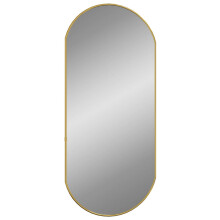 (gold, 80 x 35 cm) vidaXL Wall Mirror Oval Hall Vanity Toilet Hanging Mirror Multi Colours/Sizes