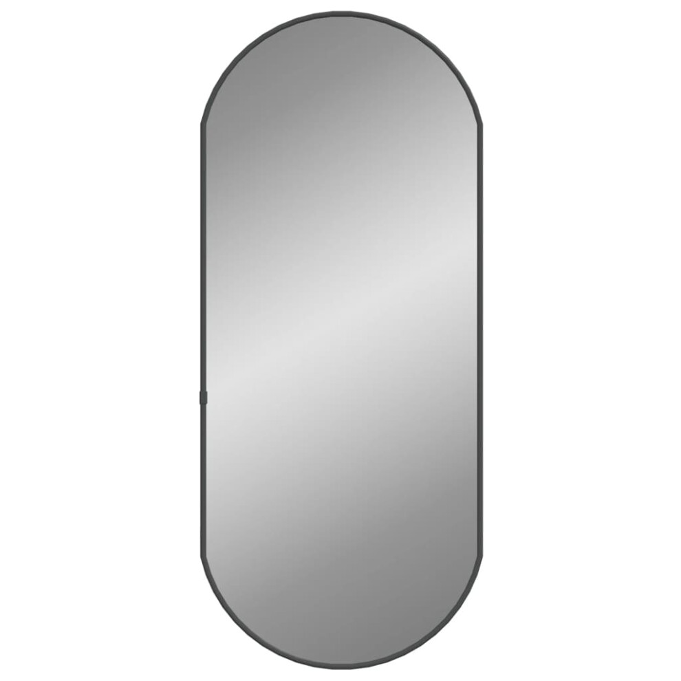 (black, 70 X 30 cm) vidaXL Wall Mirror Oval Hall Vanity Toilet Hanging Mirror Multi Colours/Sizes