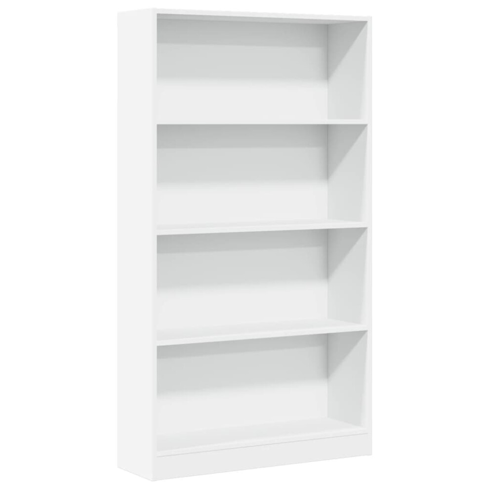 (white, 80 x 24 x 143 cm) vidaXL Book Cabinet Display Rack Bookshelf Storage Shelf Rack Engineered Wood