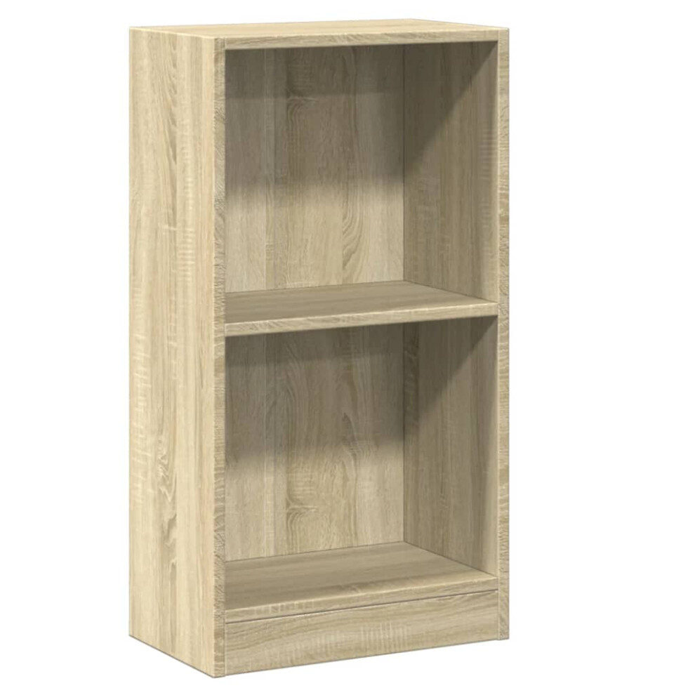 (sonoma oak, 40 x 24 x 75 cm) vidaXL Book Cabinet Display Rack Bookshelf Storage Shelf Rack Engineered Wood