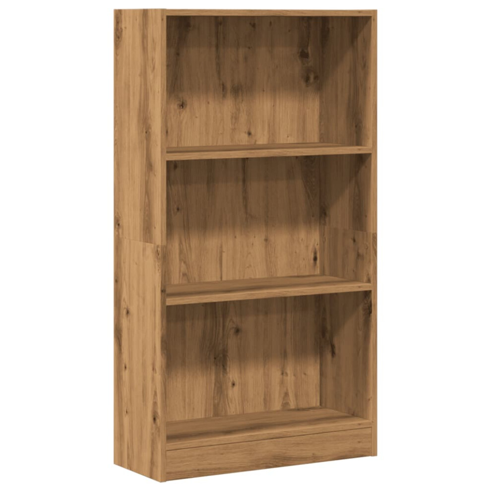 (oak, 60 x 24 x 109 cm) vidaXL Book Cabinet Display Rack Bookshelf Storage Shelf Rack Engineered Wood