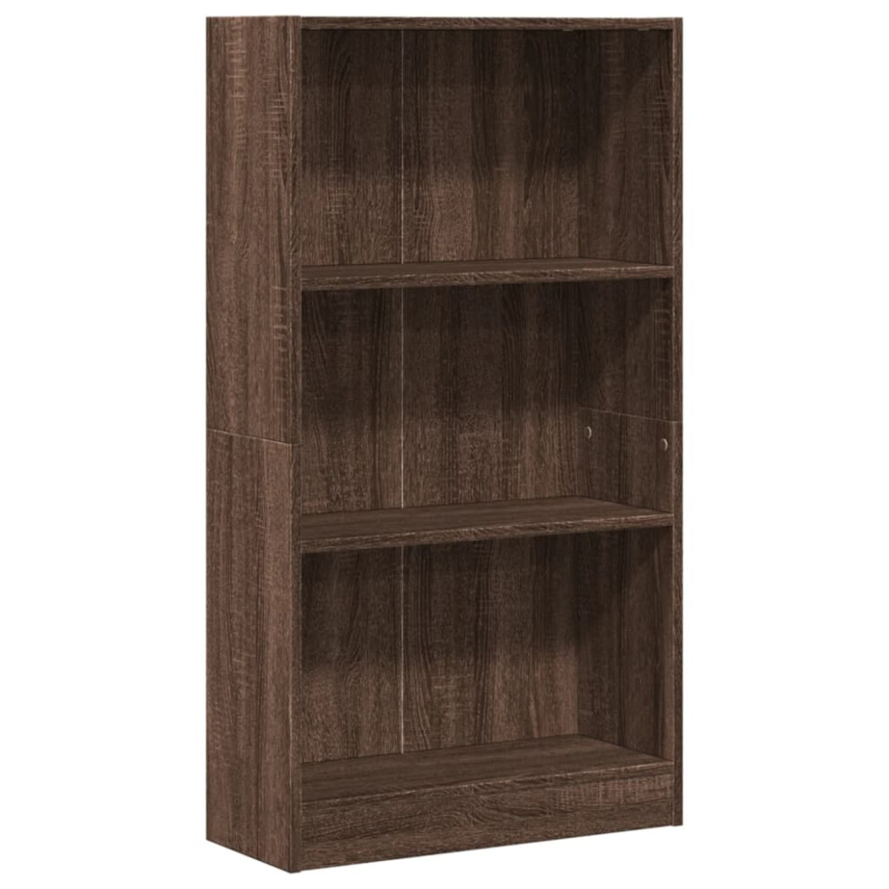 (brown oak, 60 x 24 x 109 cm) vidaXL Book Cabinet Display Rack Bookshelf Storage Shelf Rack Engineered Wood