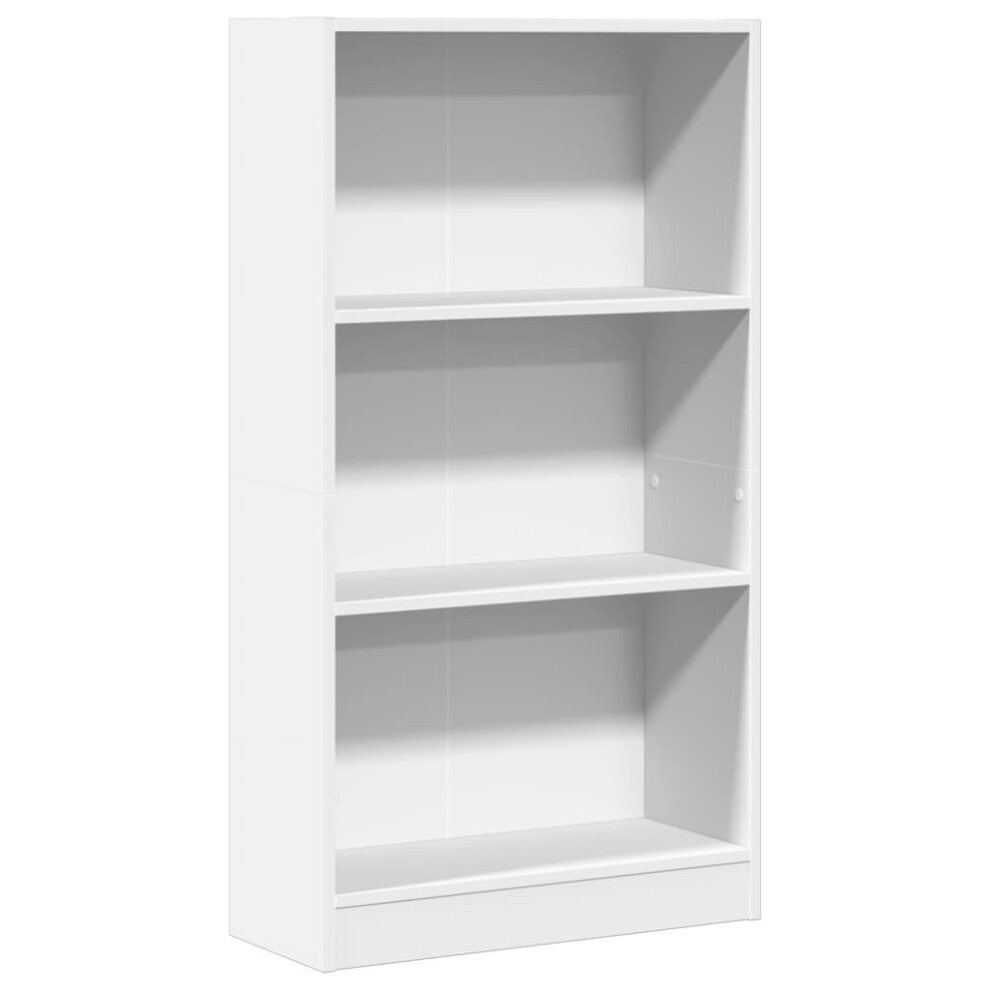 (white, 60 x 24 x 109 cm) vidaXL Book Cabinet Display Rack Bookshelf Storage Shelf Rack Engineered Wood