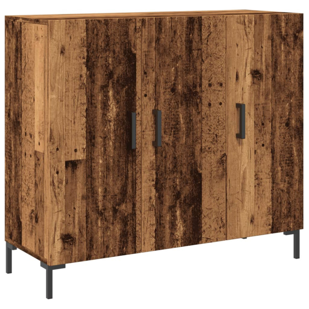 Vidaxl (Old Wood) Sideboard Side Cabinet Cupboard Highboard Old Wood Engineered Wood