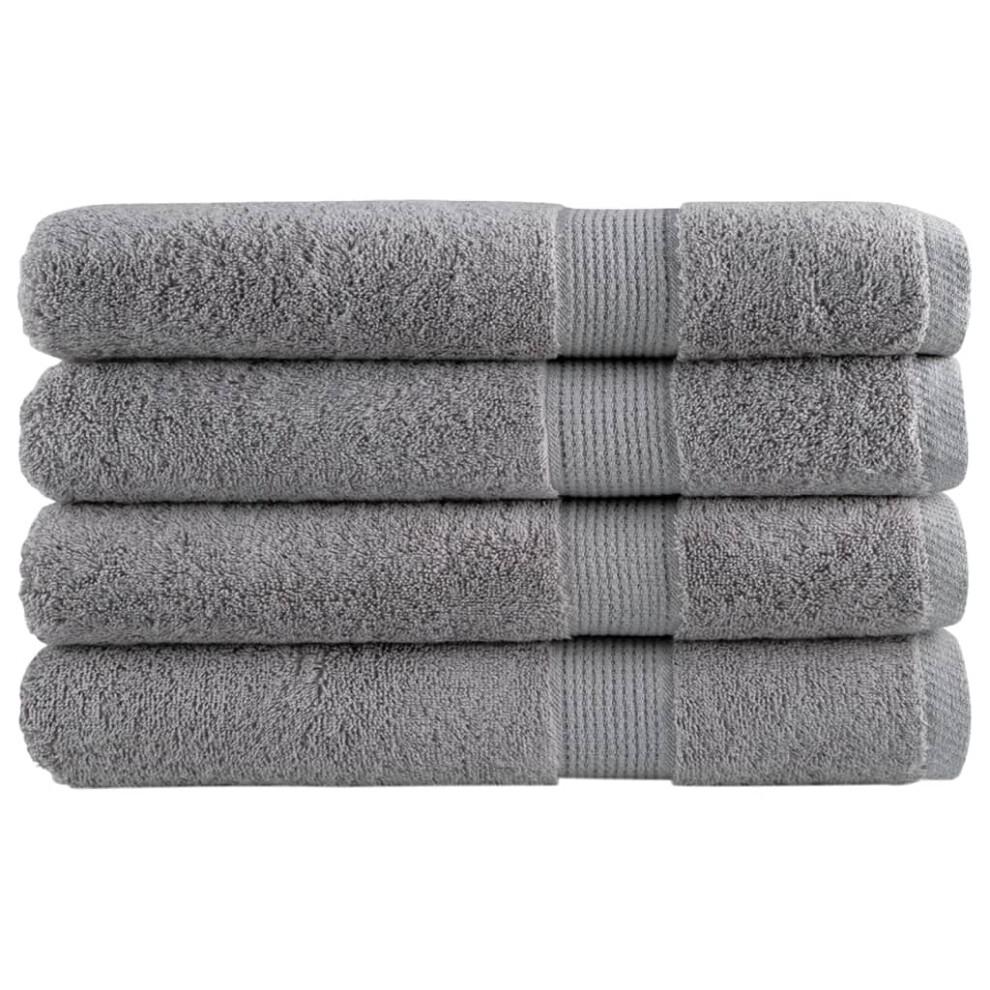 (grey, 80 x 200 cm/ 4 pcs) vidaXL Premium Sauna Towels Guest Bath Towel 10 pcs Gold 600gsm 100% Cotton