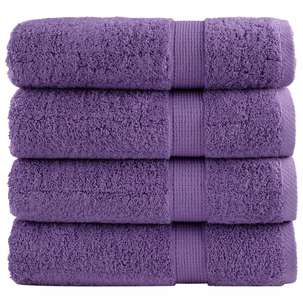 (purple, 100 x 150 cm/ 4 pcs) vidaXL Premium Sauna Towels Guest Bath Towel 10 pcs Gold 600gsm 100% Cotton