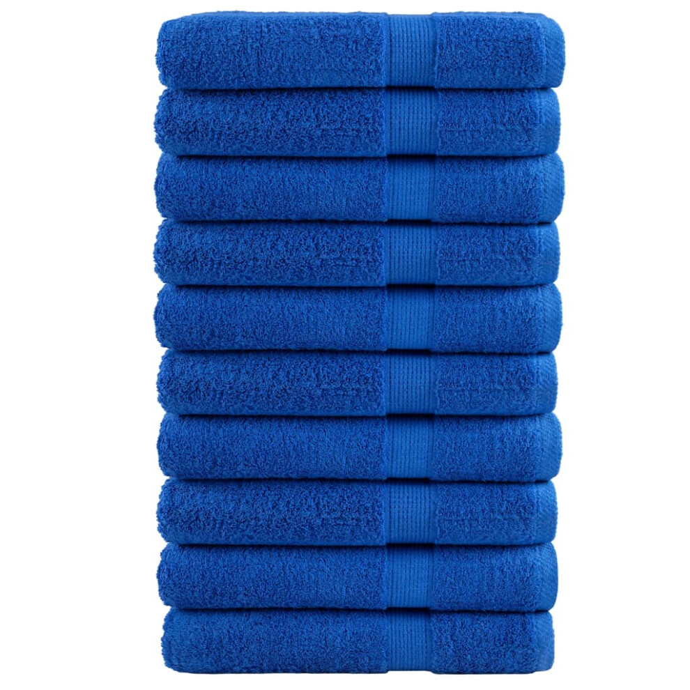 (blue, 80 x 200 cm/ 10 pcs) vidaXL Premium Sauna Towels Guest Bath Towel 10 pcs Gold 600gsm 100% Cotton