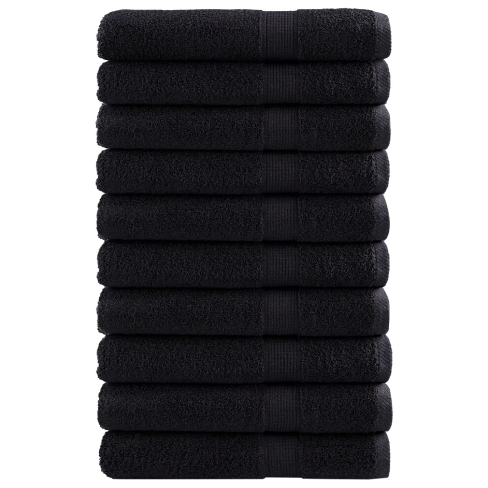 (black, 100 x 200 cm/ 10 pcs) vidaXL Premium Sauna Towels Guest Bath Towel 10 pcs Gold 600gsm 100% Cotton