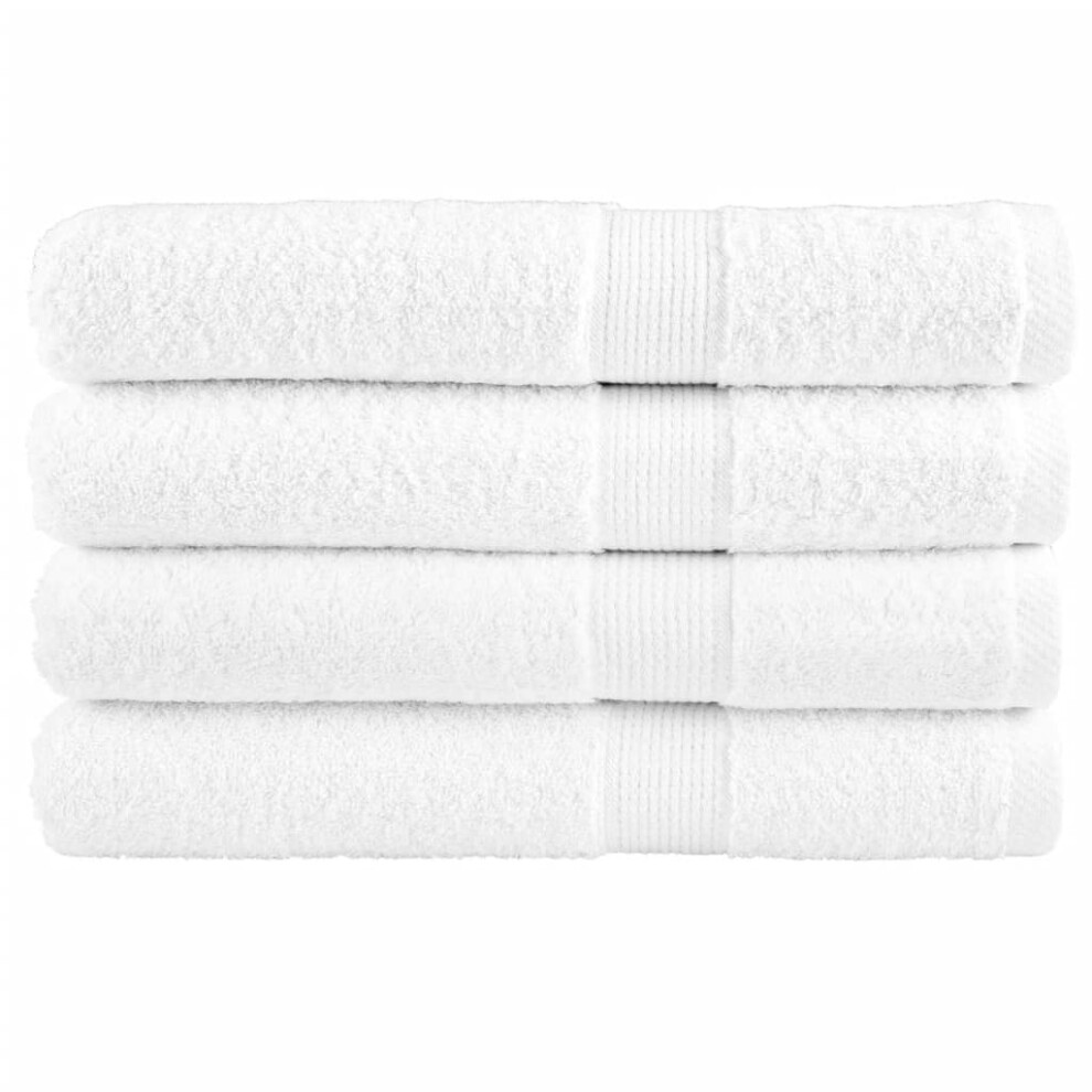 (white, 80 X 200 cm/ 4 pcs) vidaXL Premium Sauna Towels Guest Bath Towel 10 Pcs Gold 600gsm 100% Cotton