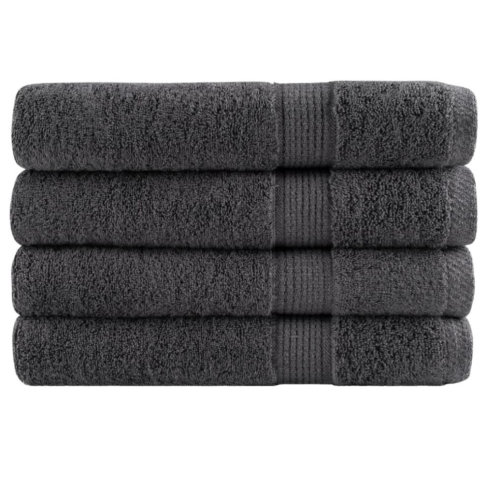 (anthracite, 100 x 200 cm/ 4 pcs) vidaXL Premium Sauna Towels Guest Bath Towel 10 pcs Gold 600gsm 100% Cotton