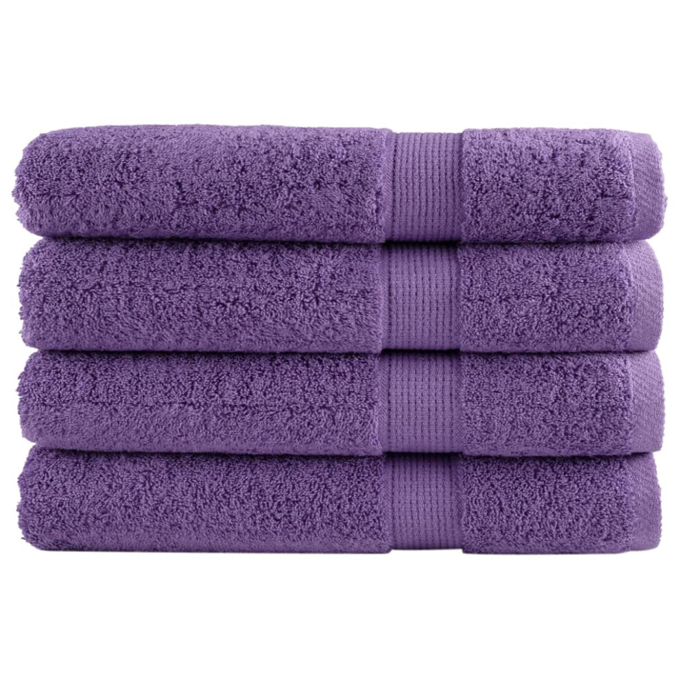 (purple, 100 x 200 cm/ 4 pcs) vidaXL Premium Sauna Towels Guest Bath Towel 10 pcs Gold 600gsm 100% Cotton