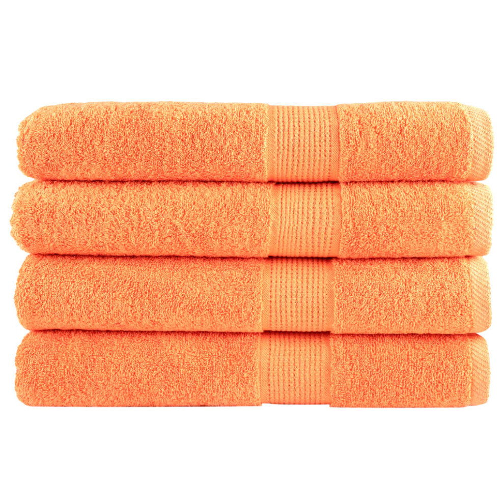 (orange, 80 x 200 cm/ 4 pcs) vidaXL Premium Sauna Towels Guest Bath Towel 10 pcs Gold 600gsm 100% Cotton