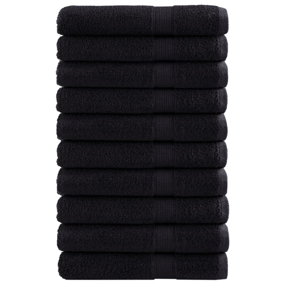 (black, 80 x 200 cm/ 10 pcs) vidaXL Premium Sauna Towels Guest Bath Towel 10 pcs Gold 600gsm 100% Cotton