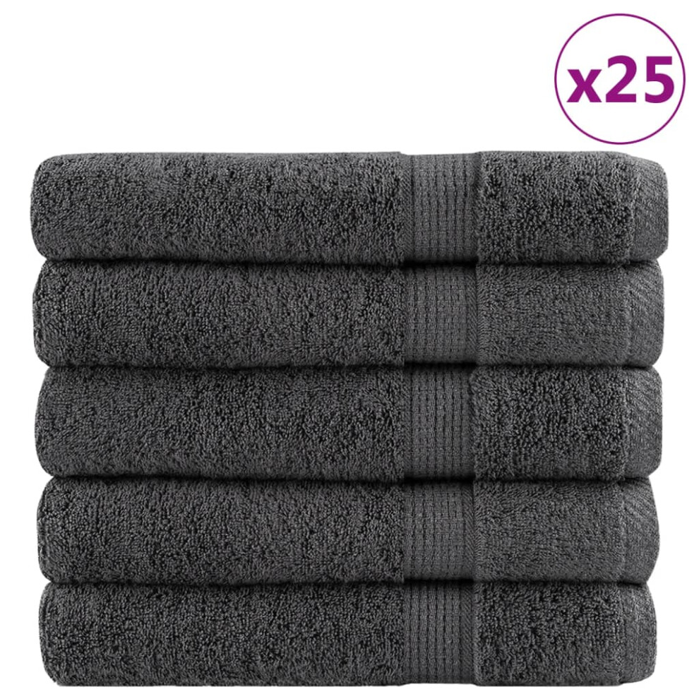 (anthracite, 80 x 200 cm/ 25 pcs) vidaXL Premium Sauna Towels Guest Bath Towel 10 pcs Gold 600gsm 100% Cotton