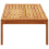VidaXL (cream, table) vidaXL Garden Table Outdoor Dining Table Patio Side Table Solid Wood Acacia 5
