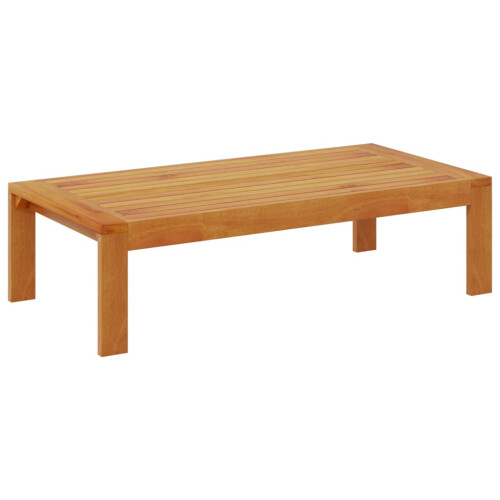 VidaXL (cream, table) vidaXL Garden Table Outdoor Dining Table Patio Side Table Solid Wood Acacia 1