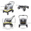 Bingopaw Large Dog Stroller 4 Wheels Folding Pet Stroller Jogging Carriage 2