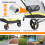 Bingopaw Large Dog Stroller 4 Wheels Folding Pet Stroller Jogging Carriage 3