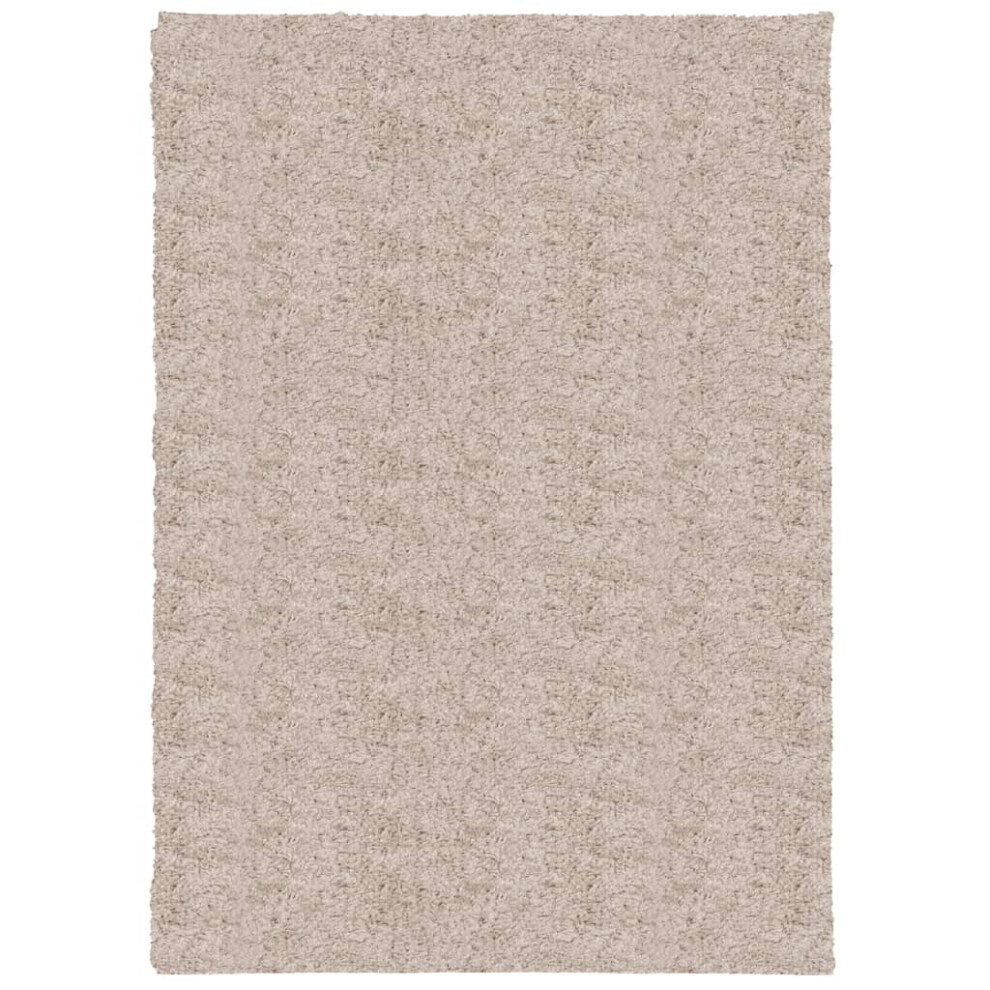 (beige, 120 x 170 cm) vidaXL Shaggy Rug Floor Mat Fluffy Rug Area Rug PAMPLONA High Pile Modern