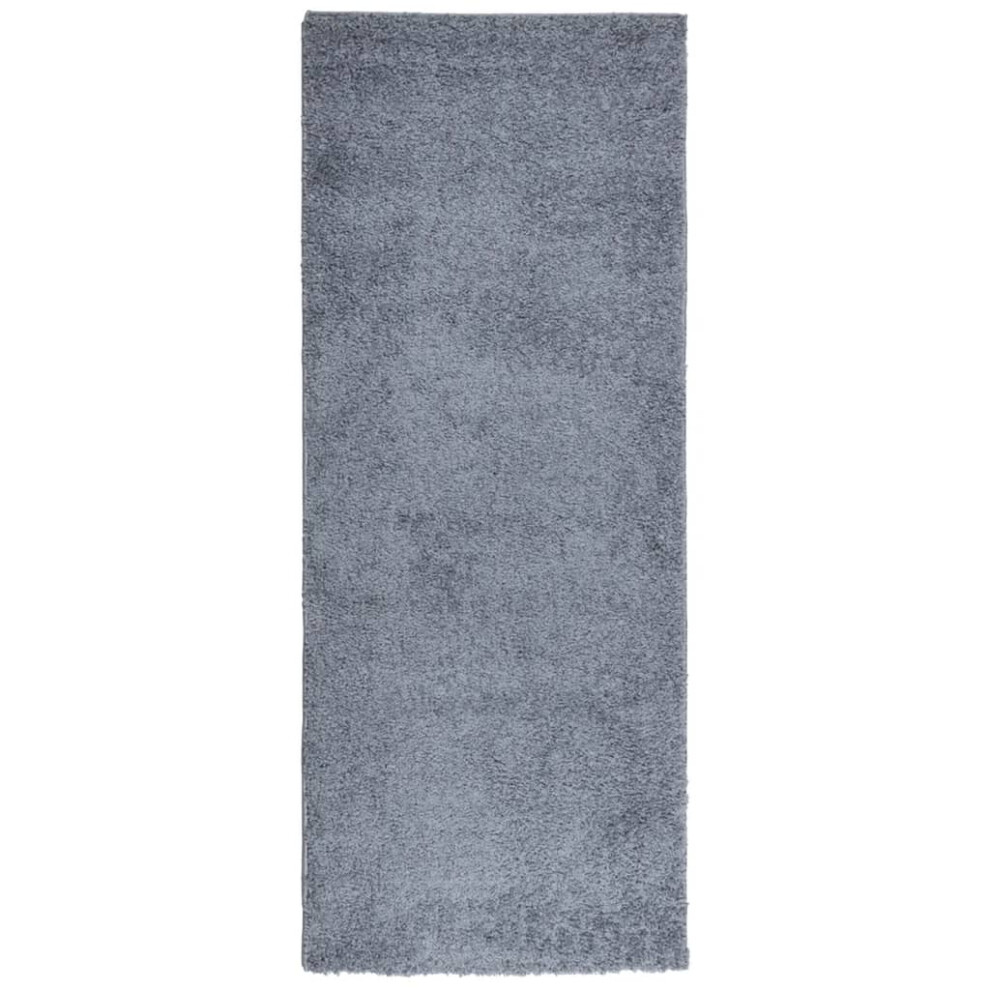 (blue, 80 x 200 cm) vidaXL Shaggy Rug Floor Mat Fluffy Rug Area Rug PAMPLONA High Pile Modern