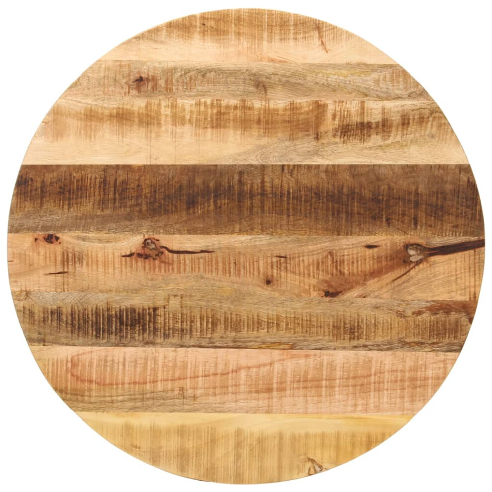 (natural, 90 X 2.5 cm/ Solid Rough Mango wood) vidaXL Table Top Replacement Board Dining Table Top Wooden Furniture Top Round