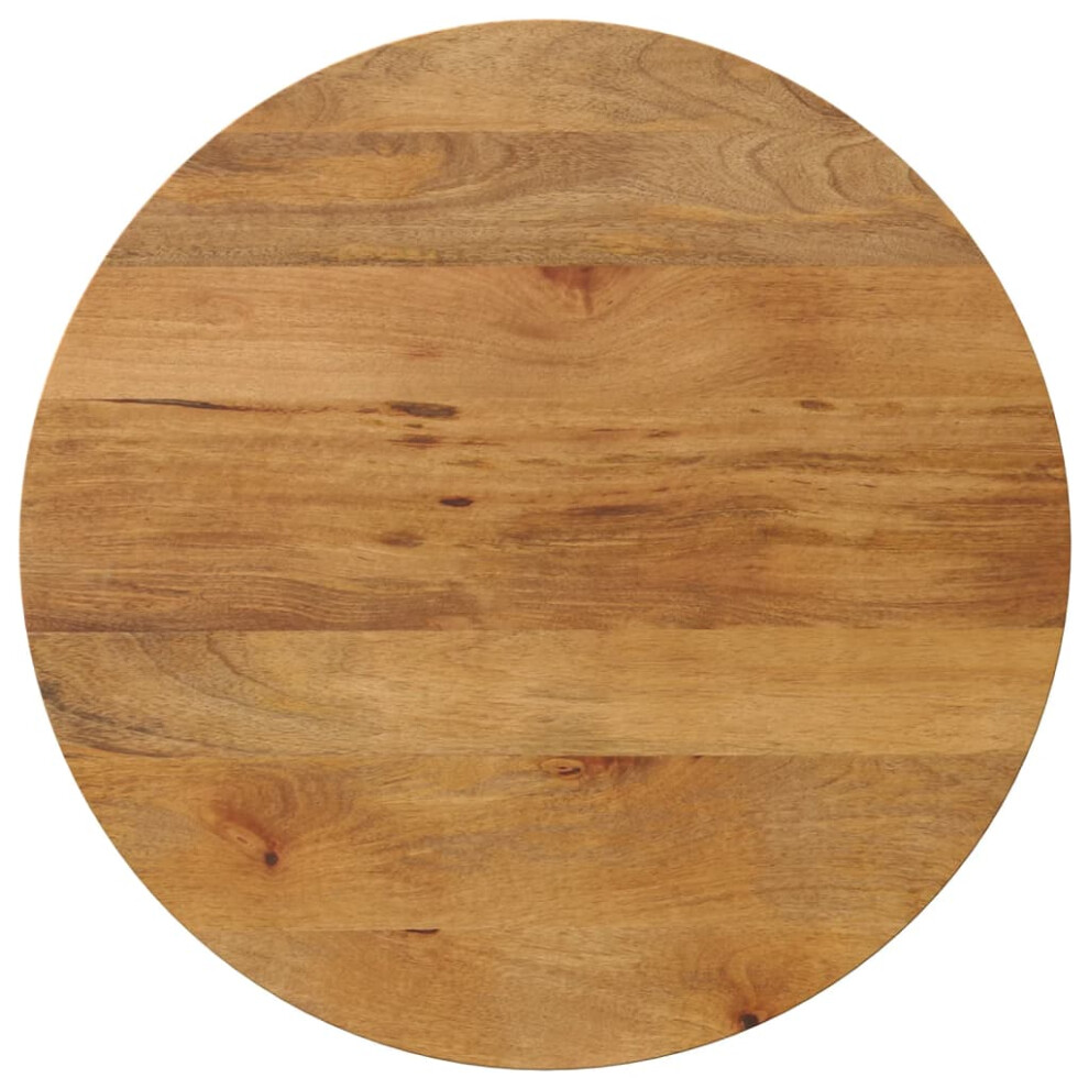 Vidaxl (Oak, 70 X 3.8 Cm/ Solid Mango Wood) Table Top Replacement Board Dining Table Top Wooden Furniture Top Round