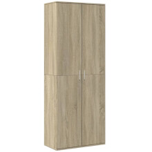 (sonoma oak) vidaXL Highboard Sideboard Cabinet Storage Cupboard Sonoma Oak Engineered Wood