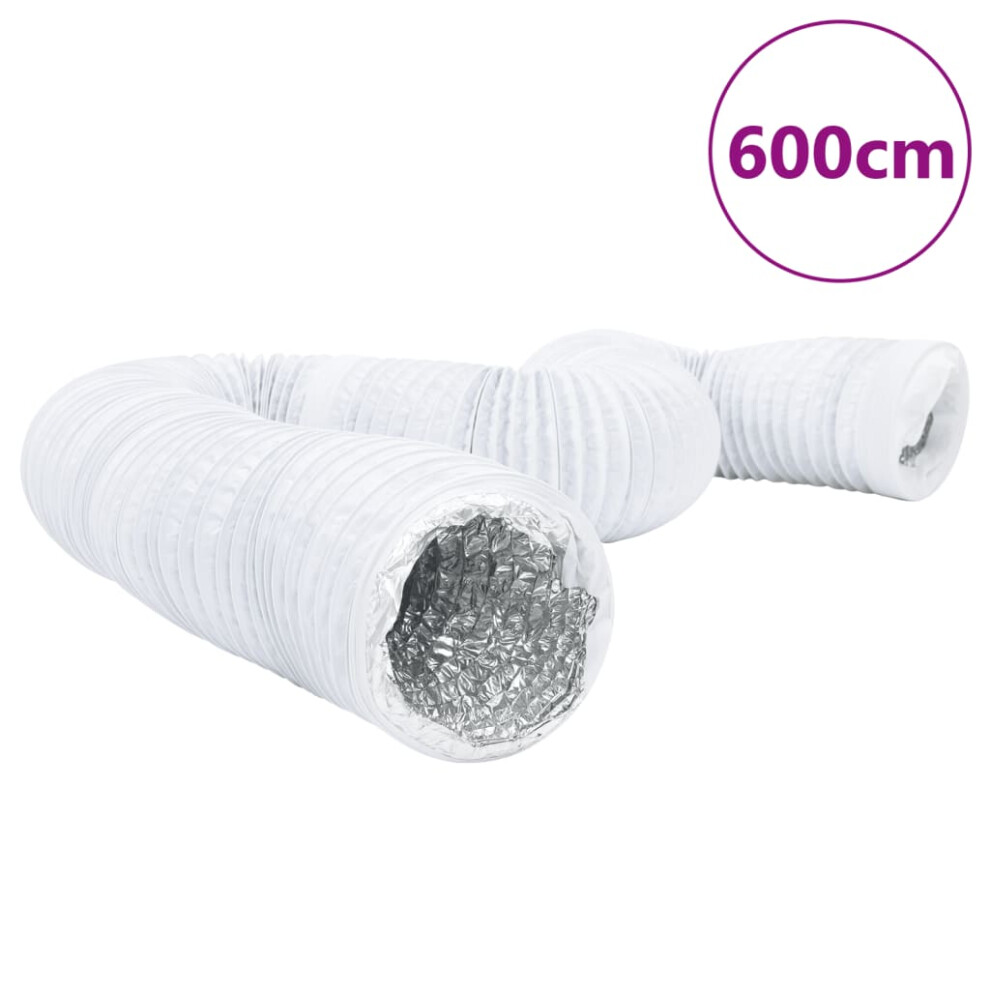 (20 cm) vidaXL Ventilation Duct Air Duct Exhaust Hose Venting Duct Aluminium and PVC