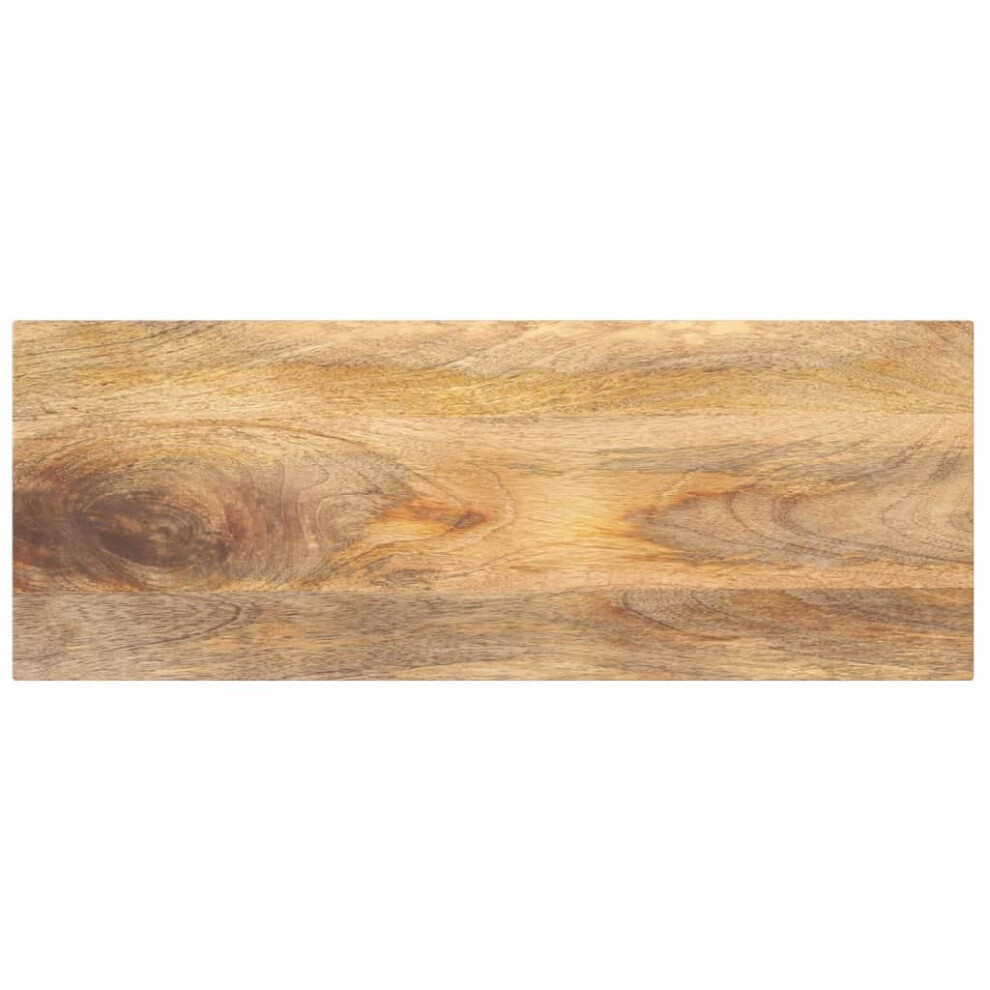 (brown, 80 x 20 x 3.8 cm) vidaXL Table Top Replacement Board Dining Table Top Rectangular Solid Wood