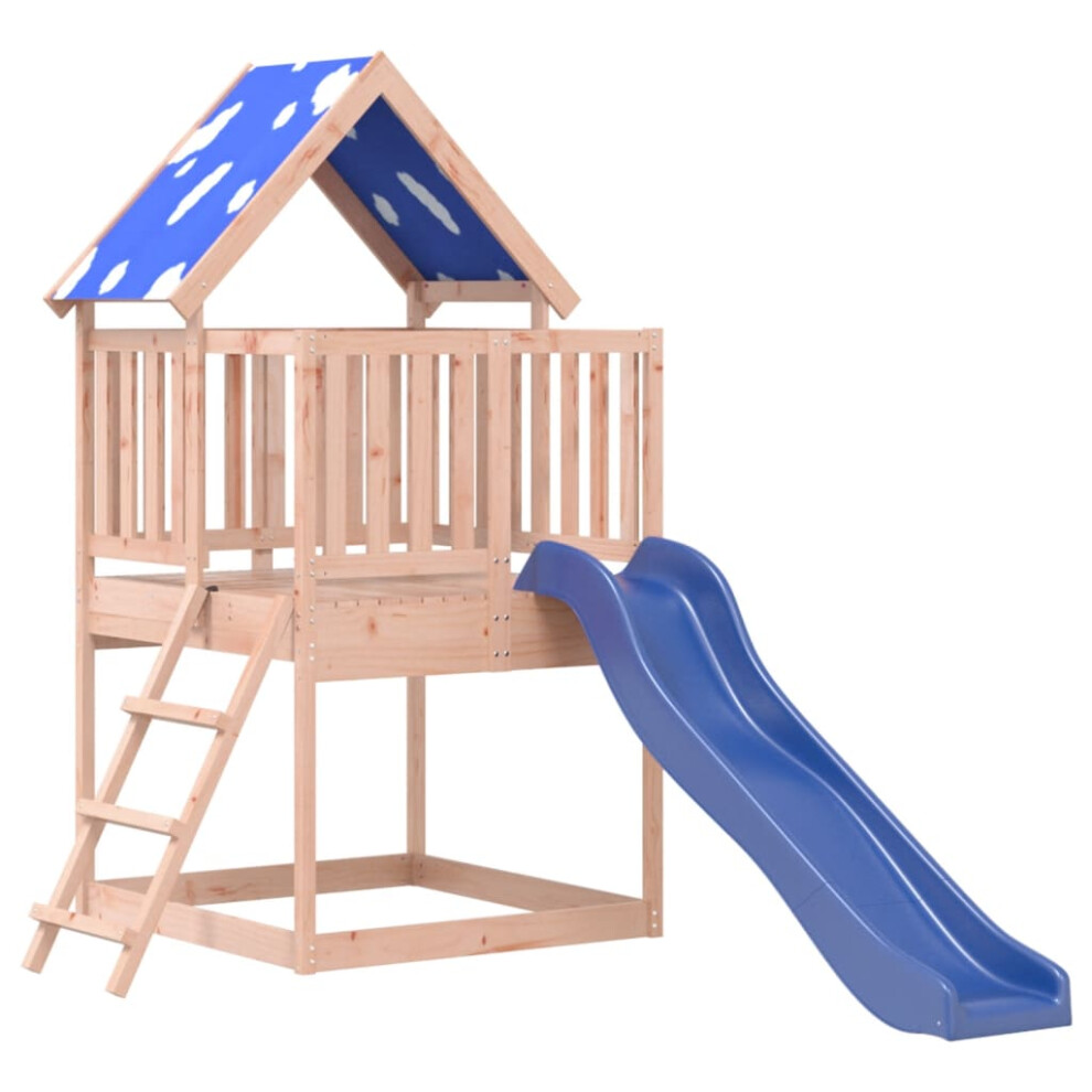 (solid douglas wood) vidaXL Outdoor Playset Garden Playhouse Playground Equipment Solid Wood Pine