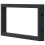VidaXL (black, 20 x 45 cm/ Rectangular) vidaXL Shelf Brackets for Washbasin Shelf Support Shelving Bracket 2 pcs Steel 7
