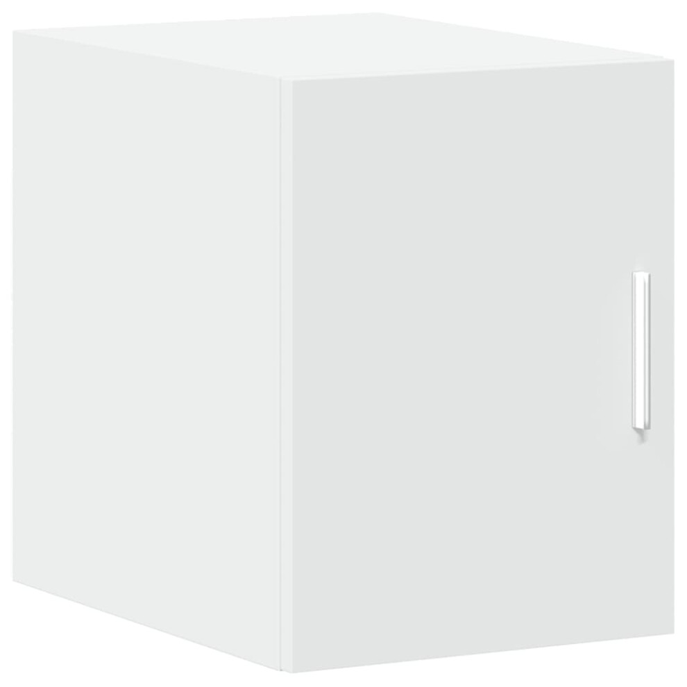 Vidaxl (White) Wall Cabinet Bathroom Shelf Wall Hanging Cabinet White Engineered Wood