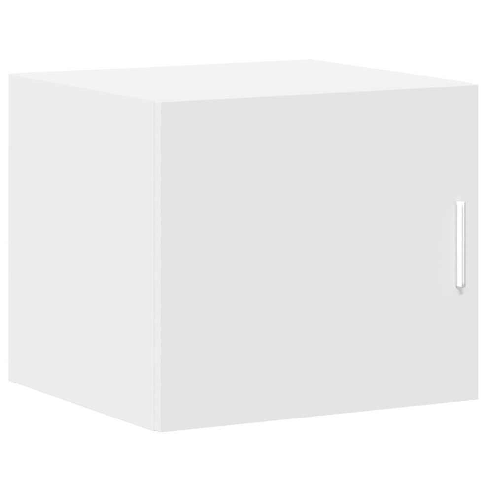 Vidaxl (White) Wall Cabinet Bathroom Cabinet Wall Hanging Cabinet Engineered Wood