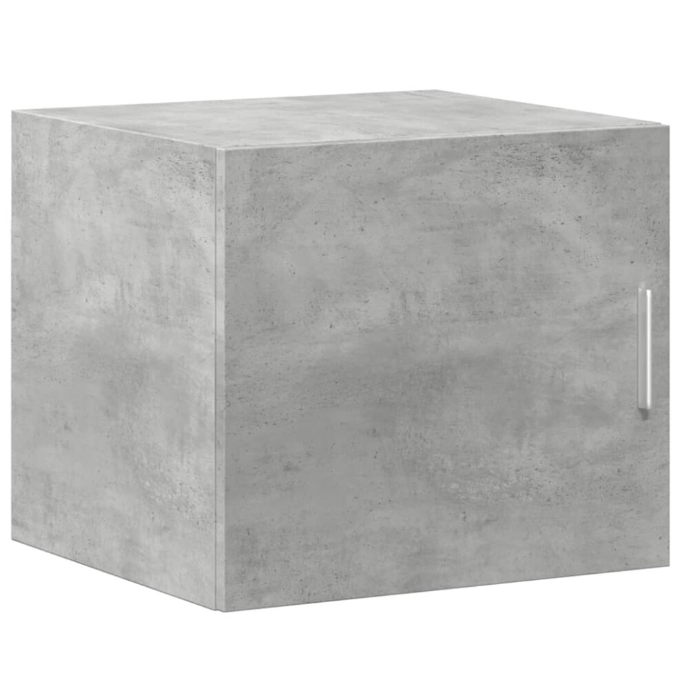 Vidaxl (Concrete ) Wall Cabinet Bathroom Cabinet Wall Hanging Cabinet Engineered Wood Grey