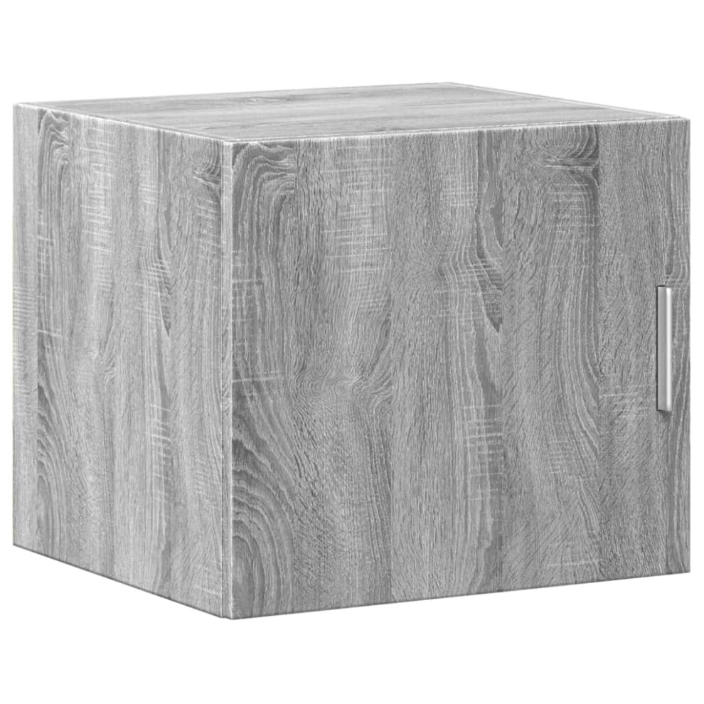 (grey sonoma) vidaXL Wall Cabinet Bathroom Cabinet Wall Hanging Cabinet Engineered Wood