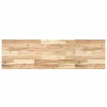 (natural, 140 x 40 x 4 cm/ 1 pcs) vidaXL Bathroom Vanity Top Countertop Basin Top Untreated Solid Wood Acacia