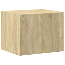 (sonoma oak) vidaXL Wall Cabinet Bathroom Storage Cabinet Concrete Grey Engineered Wood