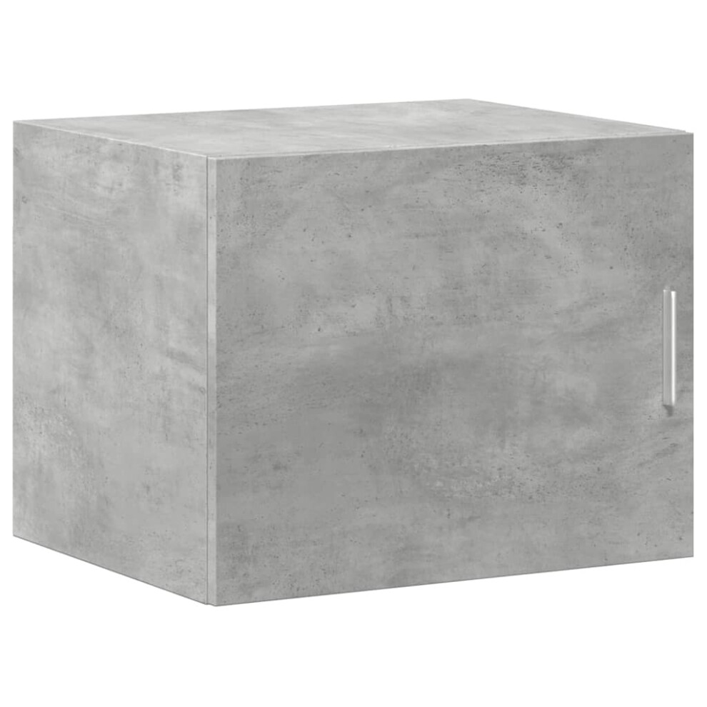 Vidaxl (Concrete ) Wall Cabinet Bathroom Storage Cabinet Concrete Engineered Wood Grey