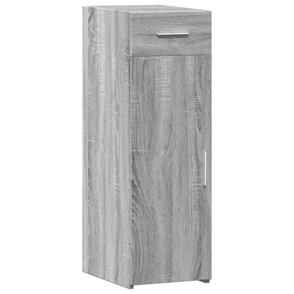 Vidaxl (Grey Sonoma) Sideboard Cupboard Side Cabinet Highboard Grey Sonoma Engineered Wood