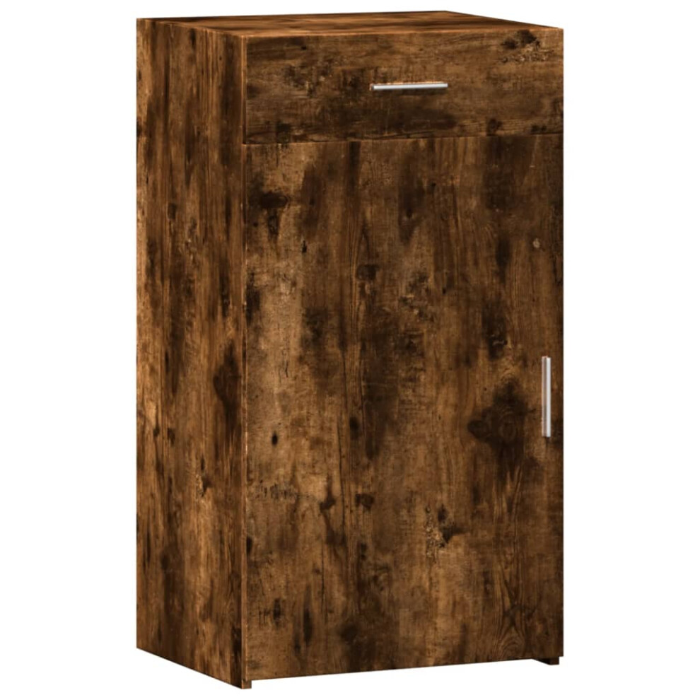 Vidaxl (Smoked Oak) Sideboard Home Storage Cupboard Side Cabinet Highboard Engineered Wood