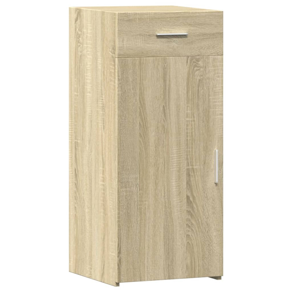 Vidaxl (Sonoma Oak) Sideboard Cupboard Side Cabinet Highboard Grey Sonoma Engineered Wood