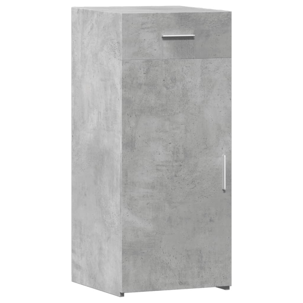 Vidaxl (Concrete Grey) Sideboard Cupboard Side Cabinet Highboard Grey Sonoma Engineered Wood