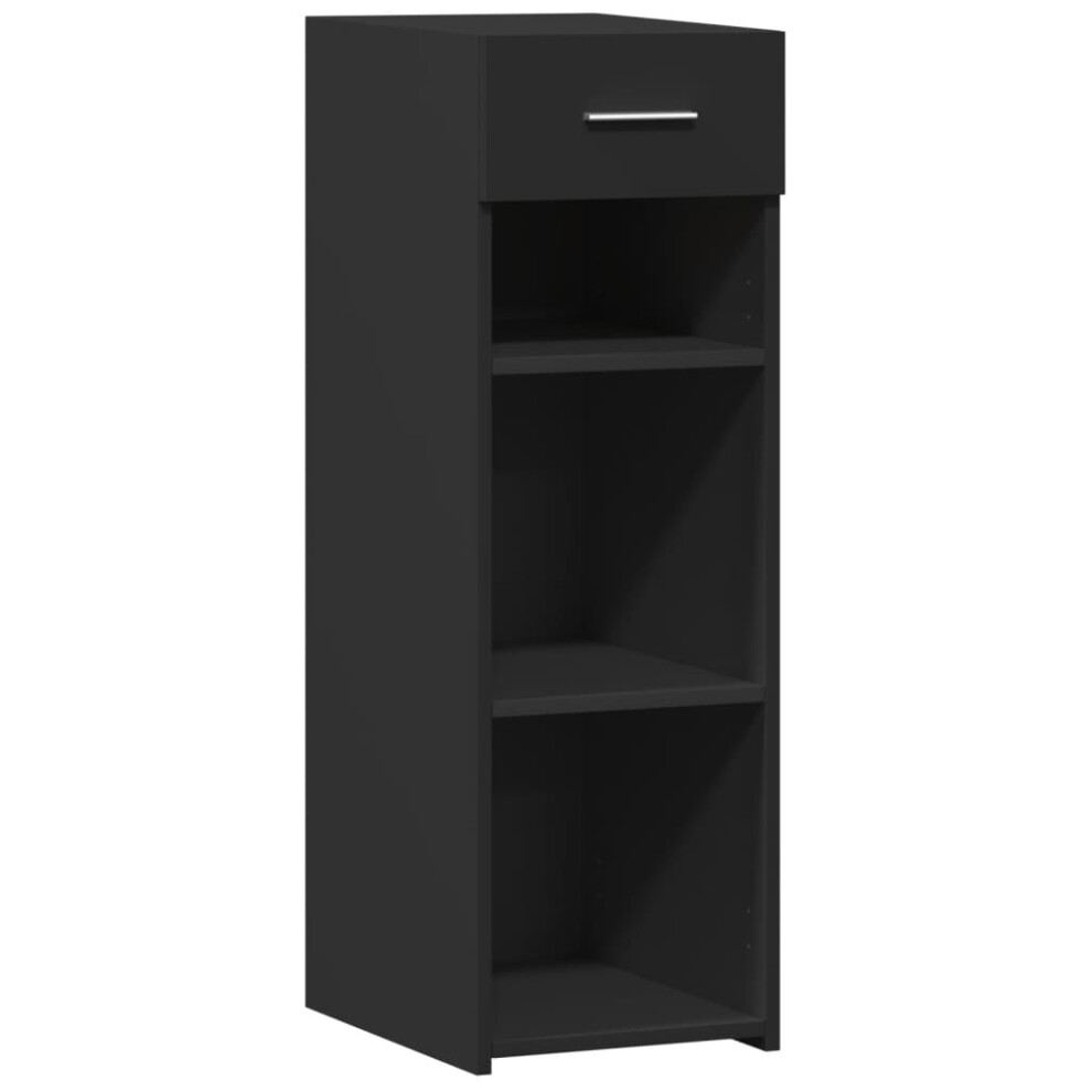 Vidaxl (Black) Sideboard Storage Cupboard Cabinet Highboard Smoked Oak Engineered Wood