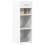 VidaXL (white) vidaXL Sideboard Storage Cupboard Cabinet Highboard Smoked Oak Engineered Wood 3