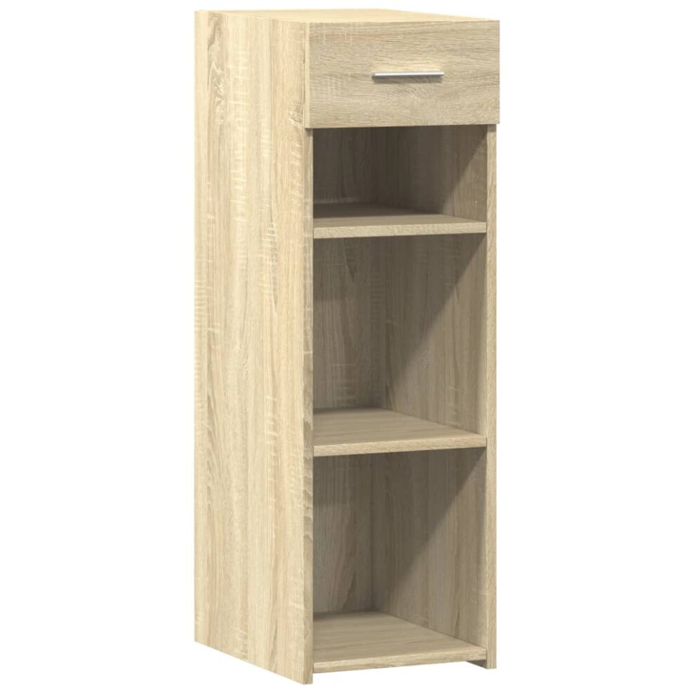 (sonoma oak) vidaXL Sideboard Storage Cupboard Cabinet Highboard Smoked Oak Engineered Wood