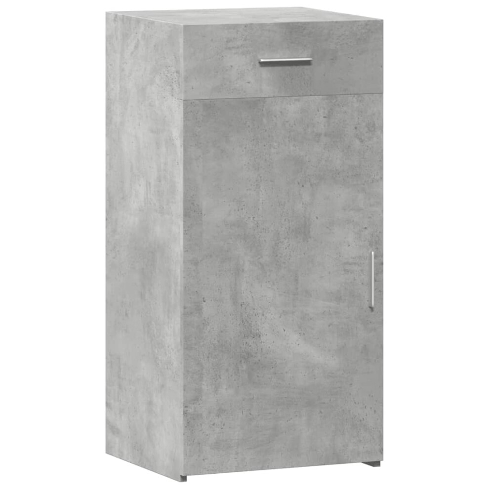 Vidaxl (Concrete Grey) Sideboard Cupboard Side Cabinet Highboard Concrete Grey Engineered Wood
