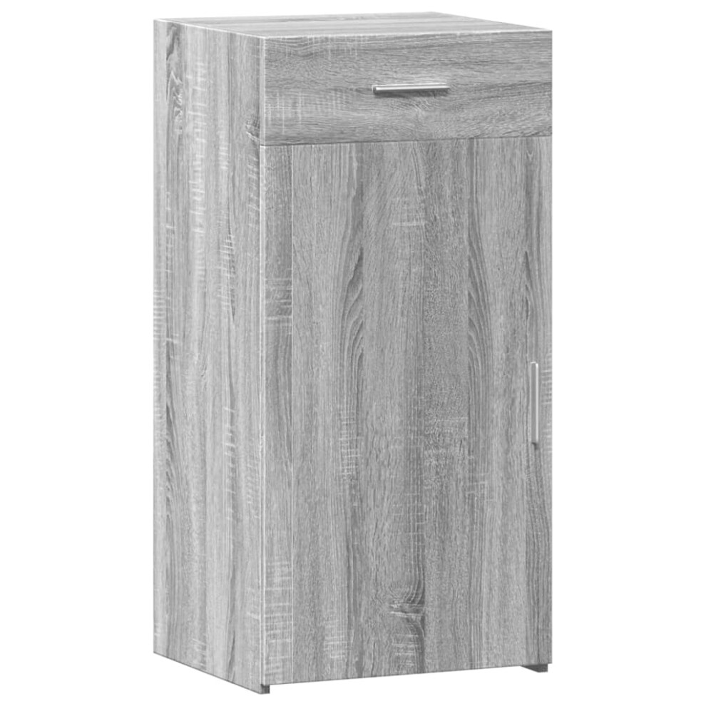 (grey sonoma) vidaXL Sideboard Cupboard Side Cabinet Highboard Concrete Grey Engineered Wood