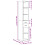 VidaXL (sonoma oak) vidaXL Highboard Sideboard Cabinet Storage Cupboard White Engineered Wood 4