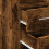 VidaXL (smoked oak) vidaXL Highboard Sideboard Cabinet Storage Cupboard White Engineered Wood 7